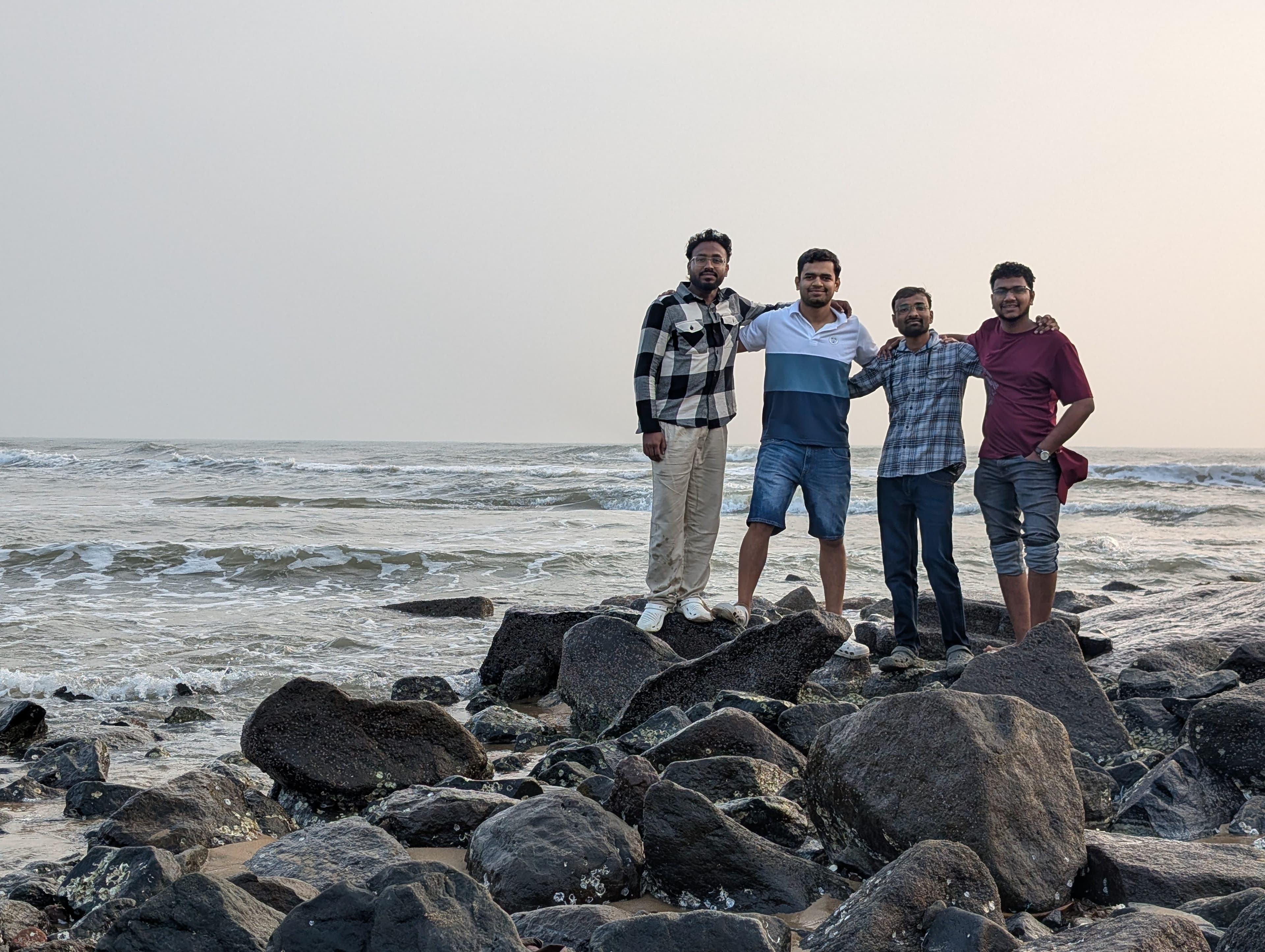 Sunrise at Mahabalipuram